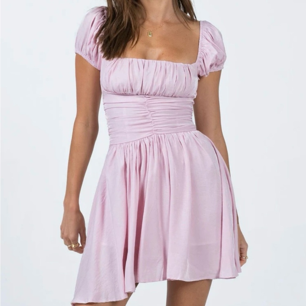 Princess Polly Petal Mini Dress Pink